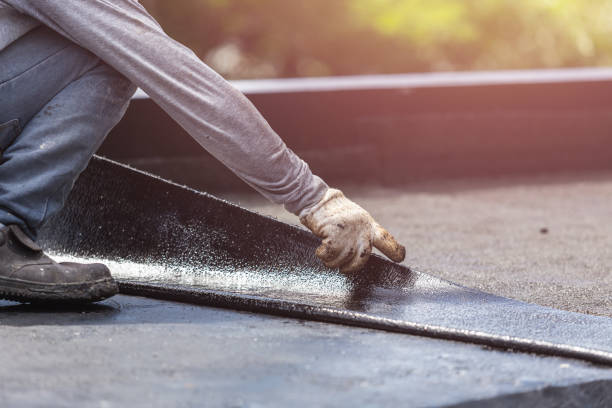 Professional Crawl Space Encapsulation technician working in Baroda, MI